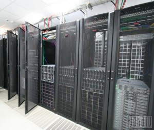Шкафы с блейд серверами в дата-центре «Траст-Инфо» 