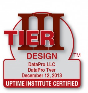 Сертификат Uptime Institute на проектную документацию Дата-центра Датапро в Твери