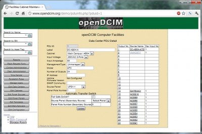 Открытая платформа openDCIM