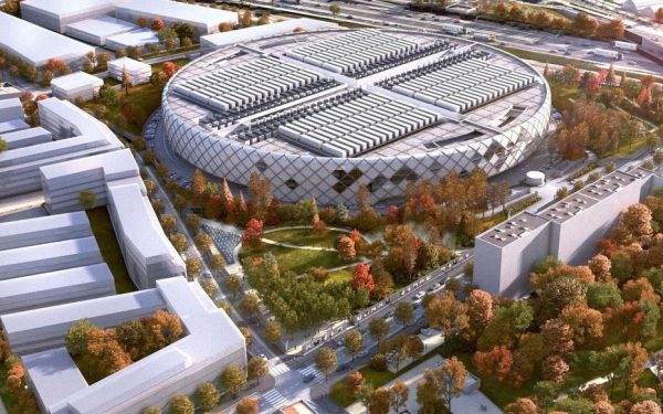 Фотоотчет: каким будет круглый кампус ЦОД InterXion в Париже? 