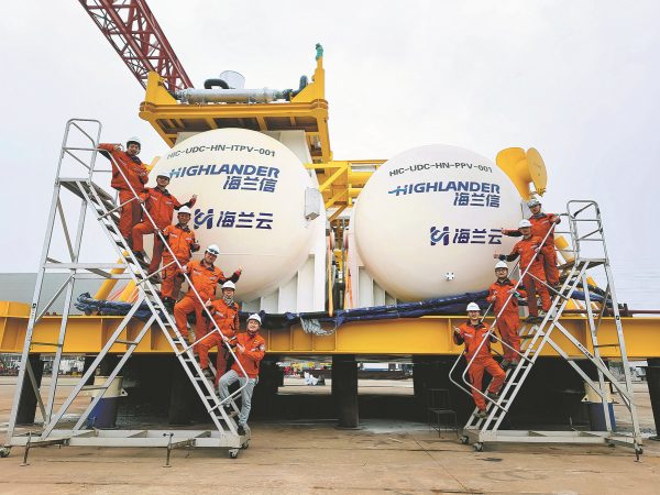 Китайцы развернули подводный ЦОД водоизмещением 1400 тонн у побережья Хайнаня
