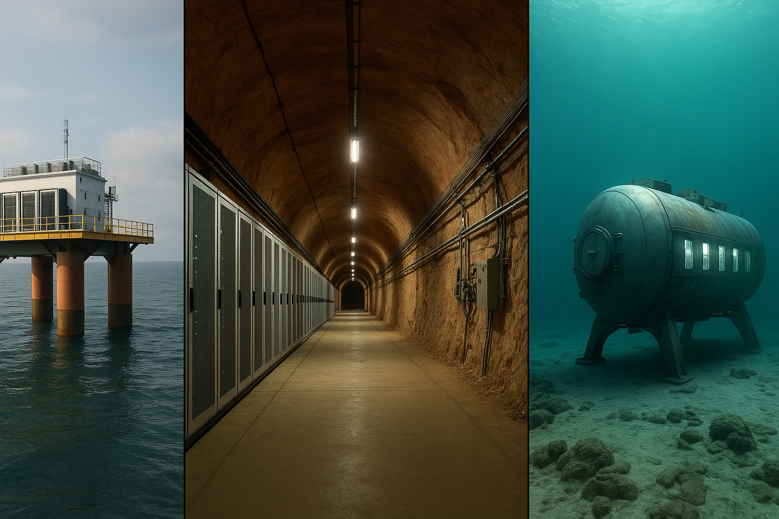 подводные, подземные и морские ЦОД