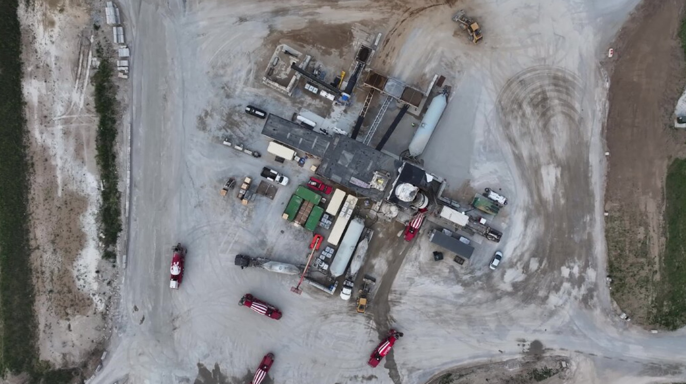 вид с воздуха на кампус Amazon Project Rainier