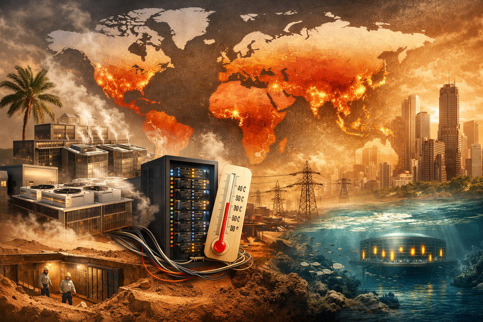 слишком жарко для серверов