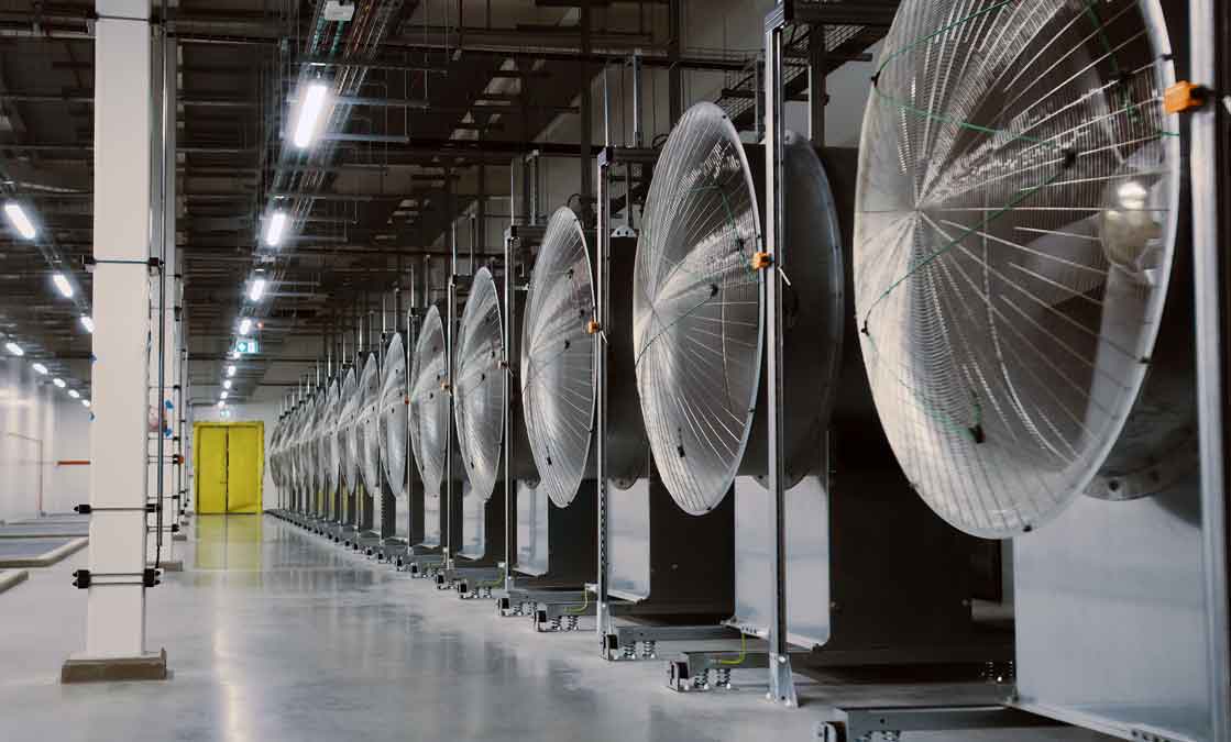 ABB и Novenco повысили КПД серверных вентиляторов